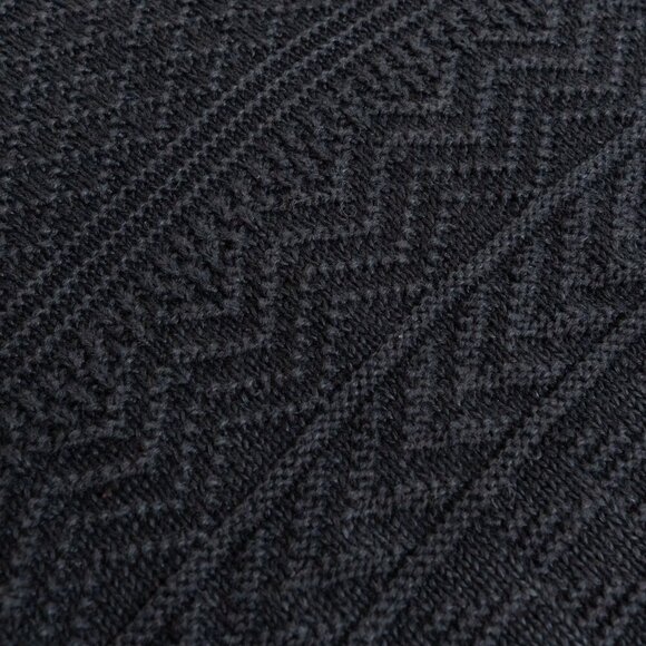 Polo Ralph Lauren Black Textured Knit Crewneck Sweater Linen Cotton Silk Unisex - Picture 7 of 13